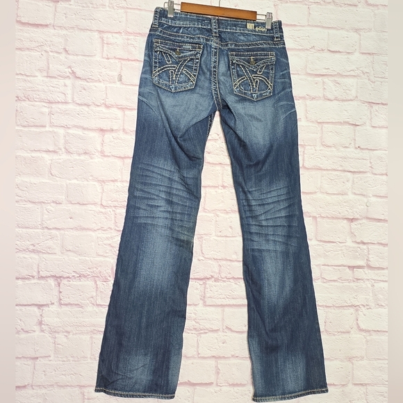 Kut FroM The Cloth So Low Boot Cut  Denim Jeans Size 8 - Picture 5 of 13